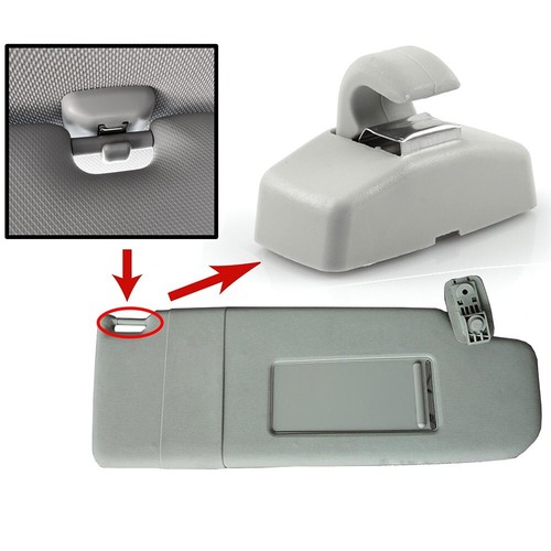 Clip sonnenblendenhalter grau - clip,